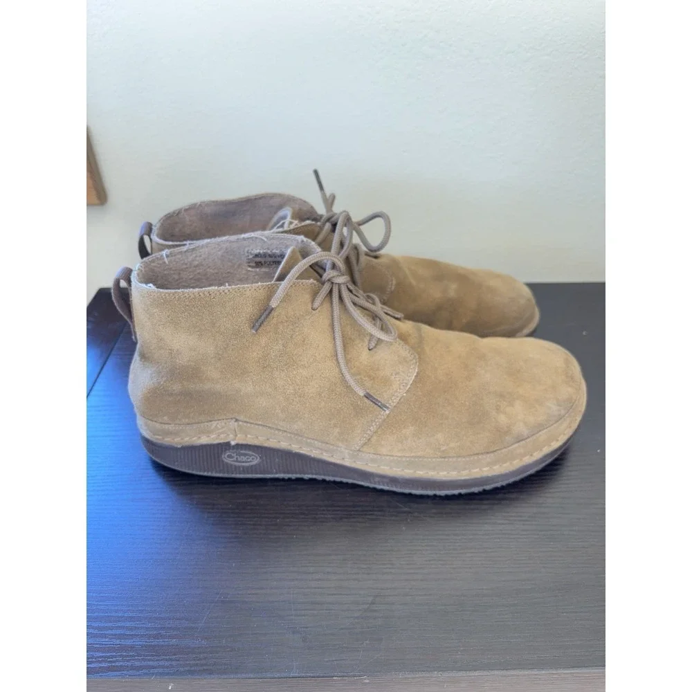 Chaco Paonia Desert Boots Men's Size 14‎ Brown Suede Chukka Boot Teak JCH108737